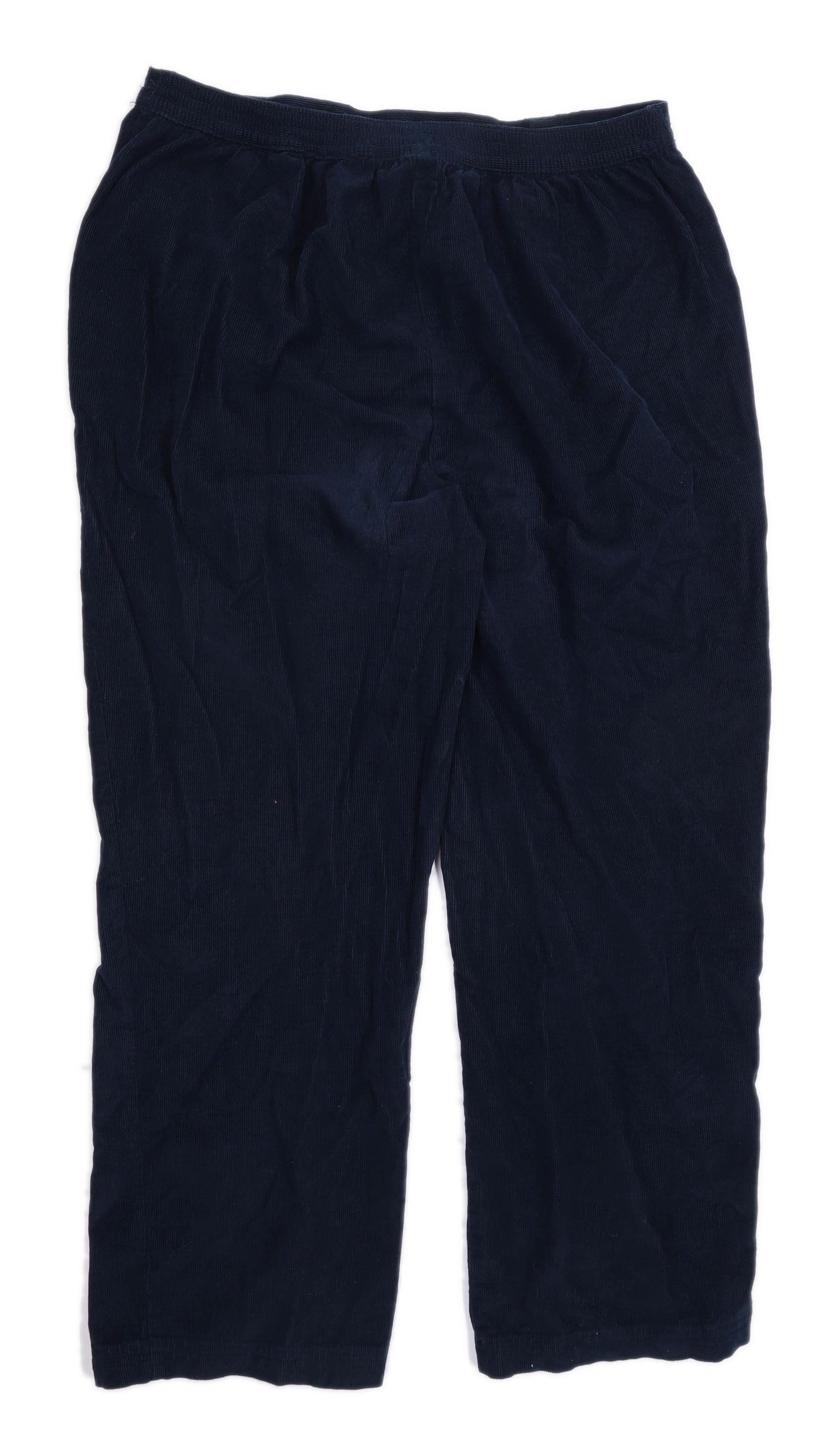 Womens Edinburgh Woollen Mill Blue Cotton Trousers Size 18/L27