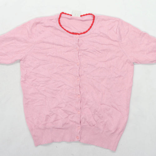 Pep Womens Size M Pink Cardigan (Regular)