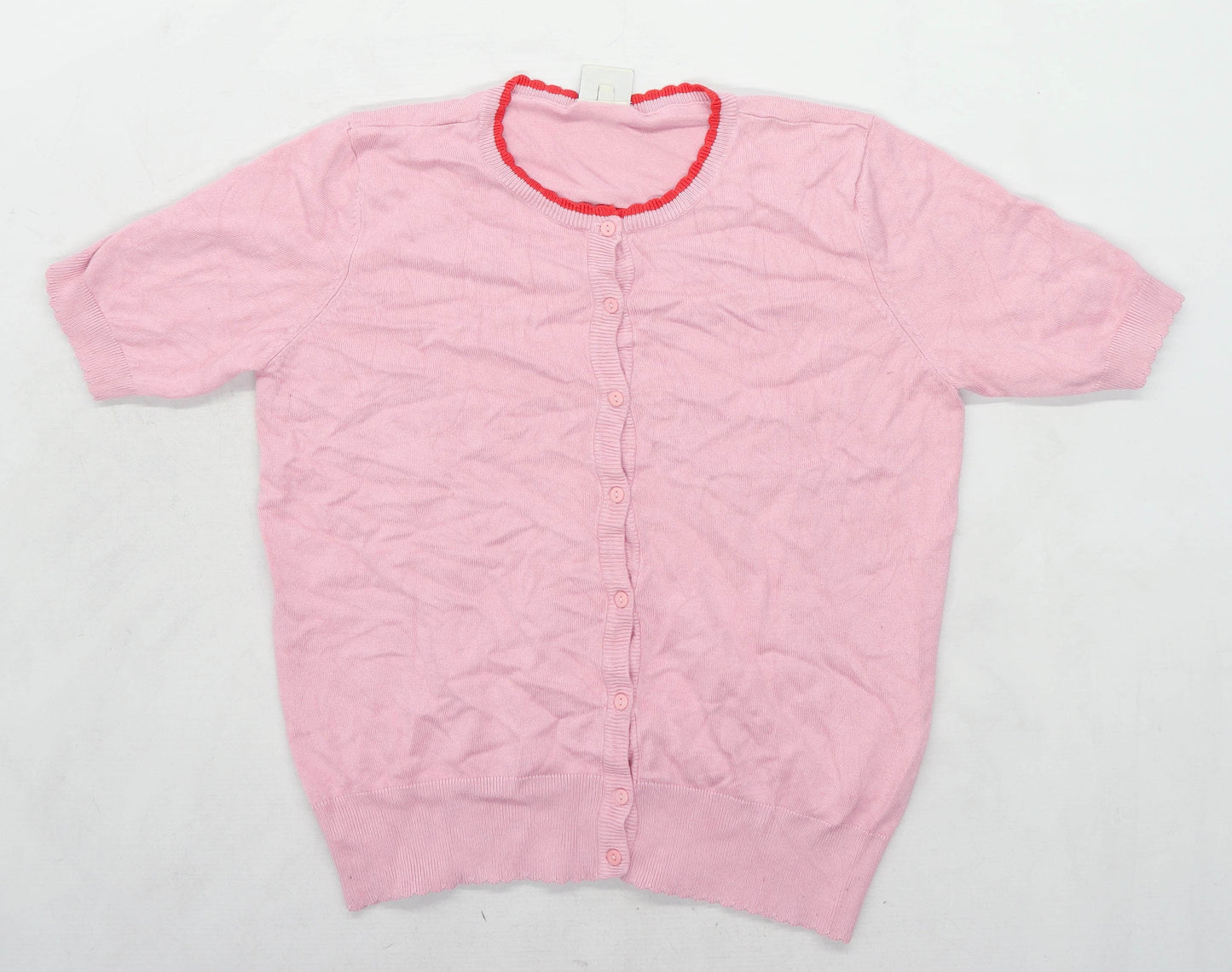 Pep Womens Size M Pink Cardigan (Regular)