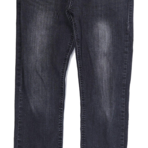 Denim Co Mens Black Denim Jeans Size W30/L30