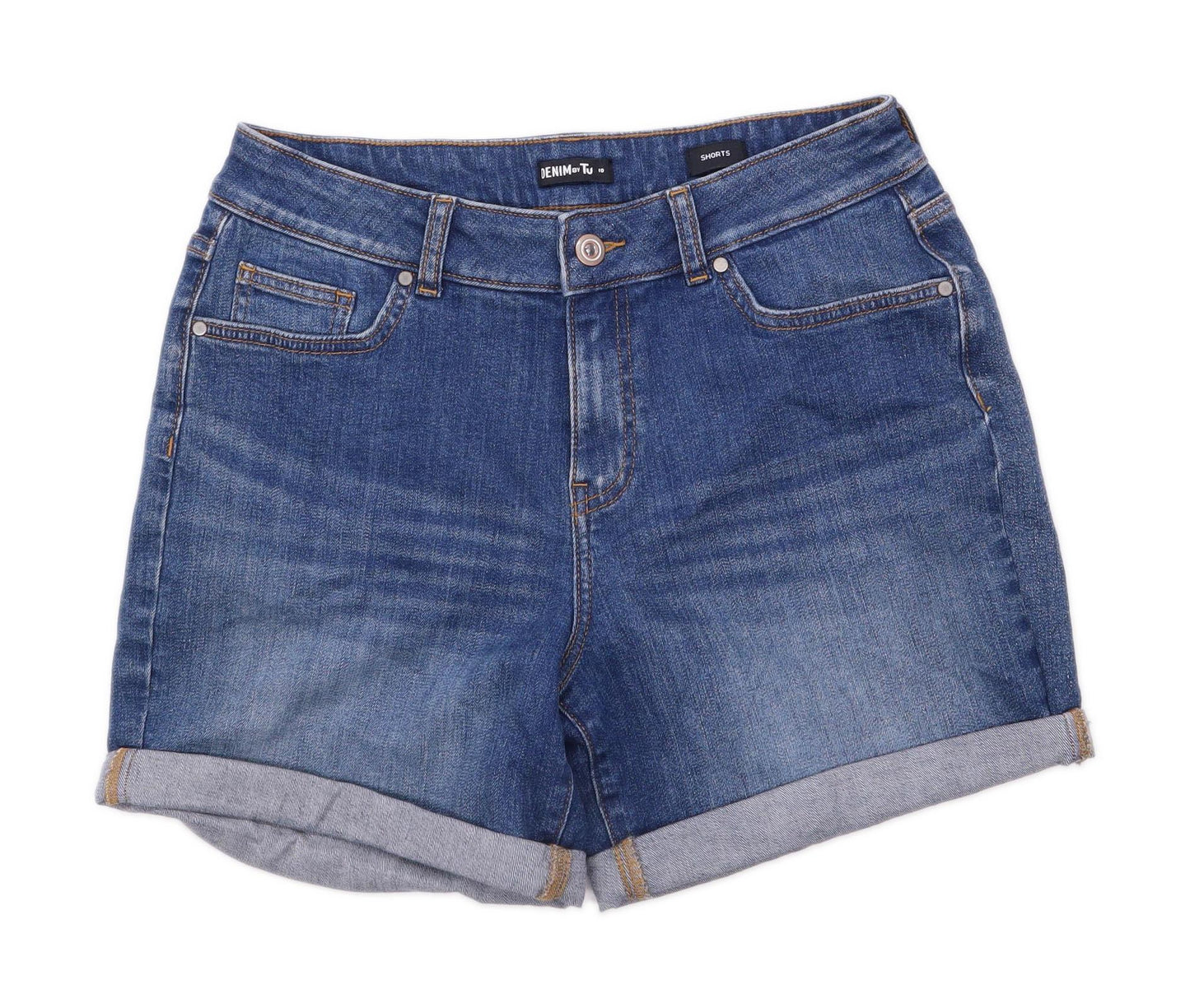 Womens TU Blue Denim Shorts Size 10/L5