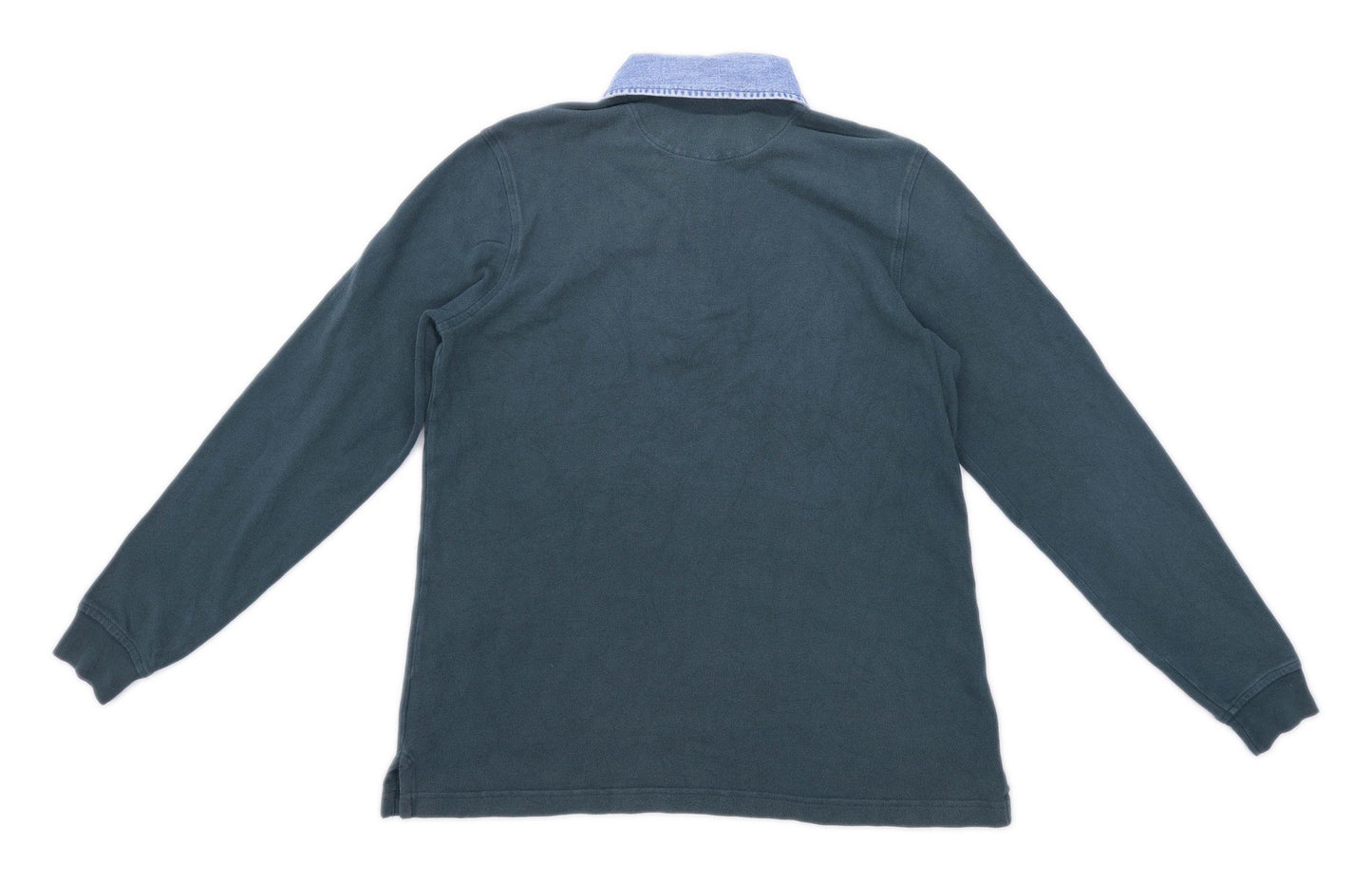 Lands End Womens Size 10-12 Cotton Green Top (Regular)