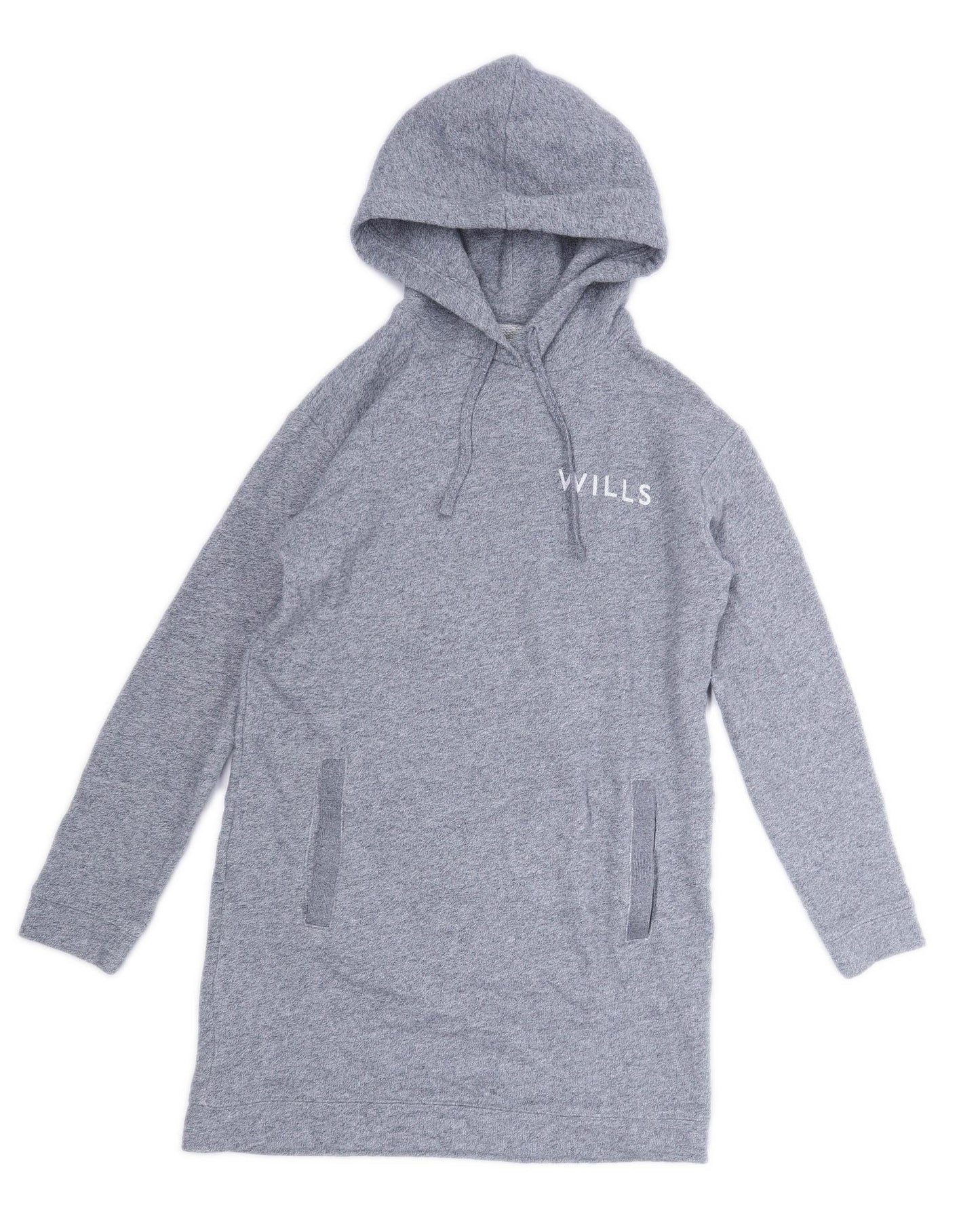 Jack Wills Womens Size 6 Cotton Blend Grey Hoodie (Regular)