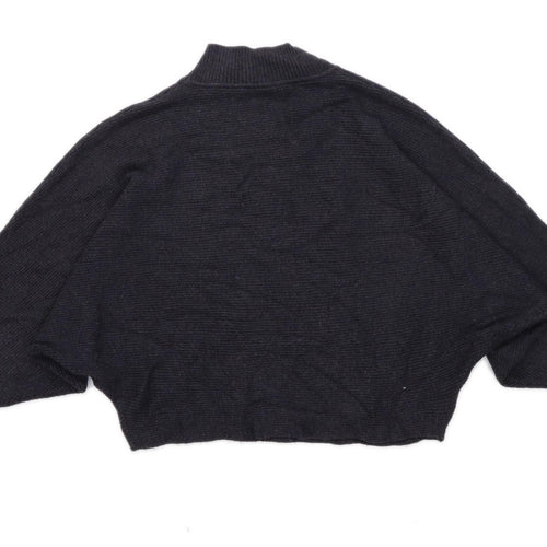 Zara Womens Size S Batwing Grey Jumper (Regular)