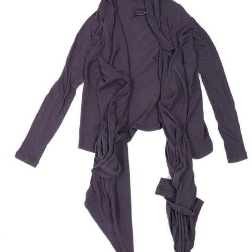 Comptoir Des Cotonniers Womens Size 4 Cotton Grey Cardigan (Regular)