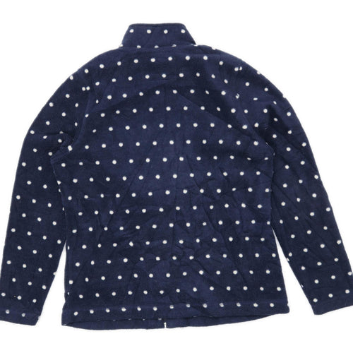 Colouis by Alice Womens Size 12 Fleece Spotted Blue Jacket
