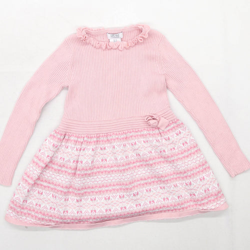 Miss Mona Mouse Girls Pink Dress Age 2-3 Years