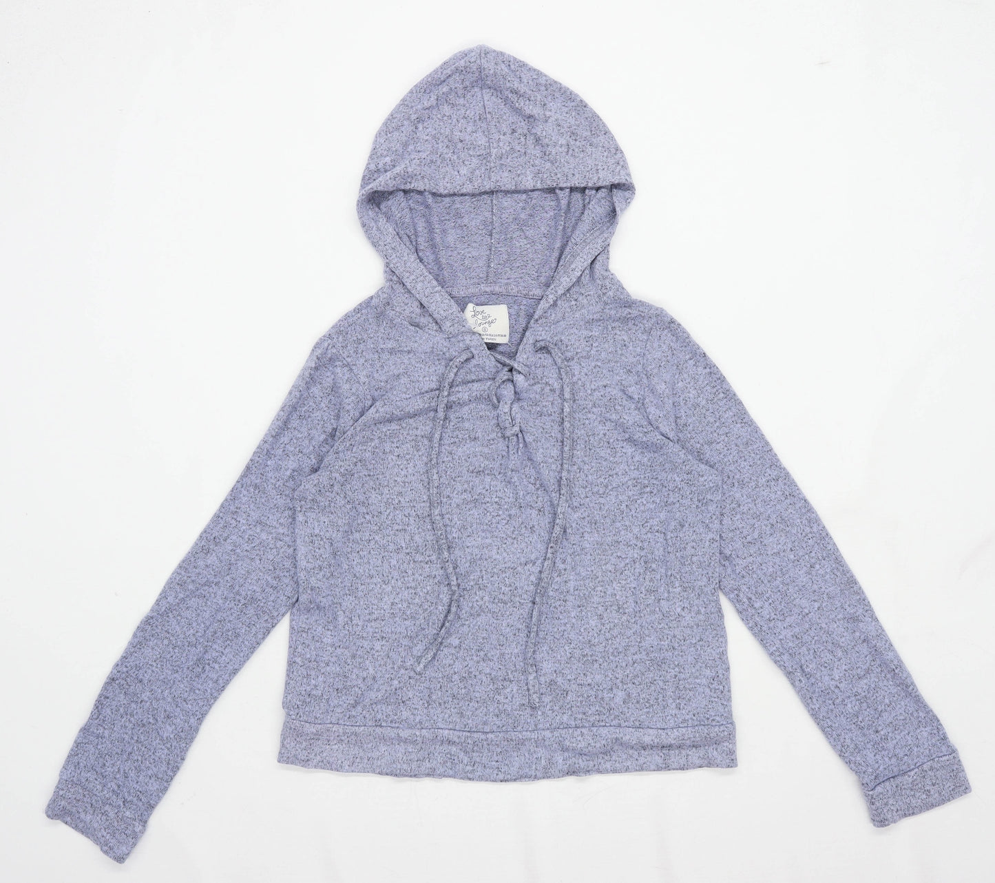 Primark Womens Size 6-8 Blue Drawstring Detail Long Sleeve T-Shirt (Regular)