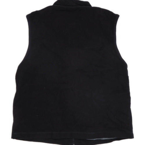 Atlantic Terrain Mens Size M Fleece Black Gilet