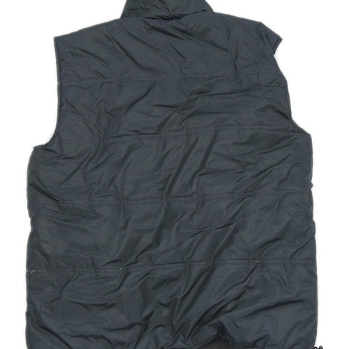 Ohmys Mens Size M Cotton Green Reversible Gilet