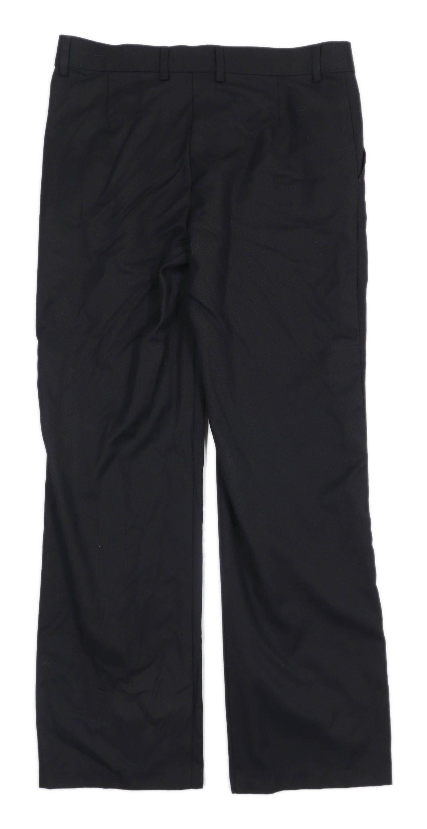 F&F Boys Black School Trousers Age 15-16 Years