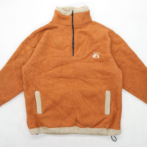 Jack Murphy Mens Size L Fleece Orange Jacket