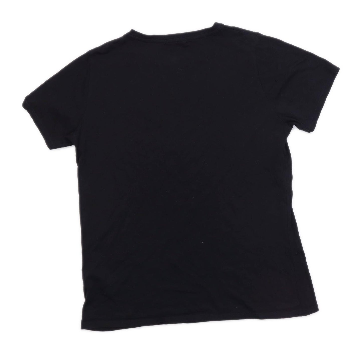 New Look Womens Size 14 Graphic Cotton Black Riverdale T-Shirt (Regular)