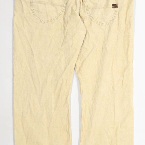 Timberland Mens Textured Cream Corduroy Trousers Size W36/L30