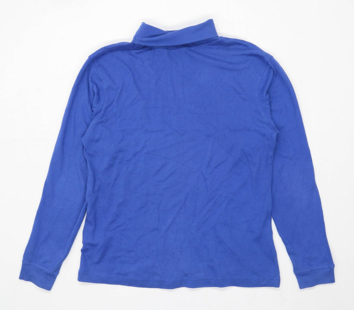Parallel Mens Size S Cotton Blue Top