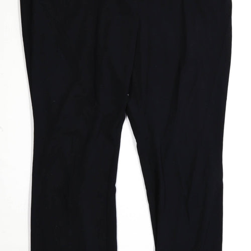 Womens Marks & Spencer Black Trousers Size 18/L30