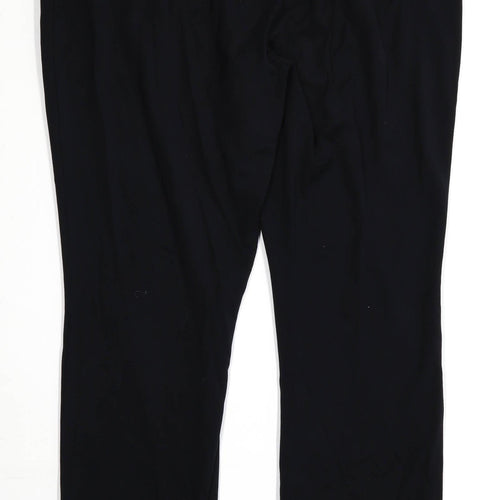 Womens Marks & Spencer Black Trousers Size 18/L30
