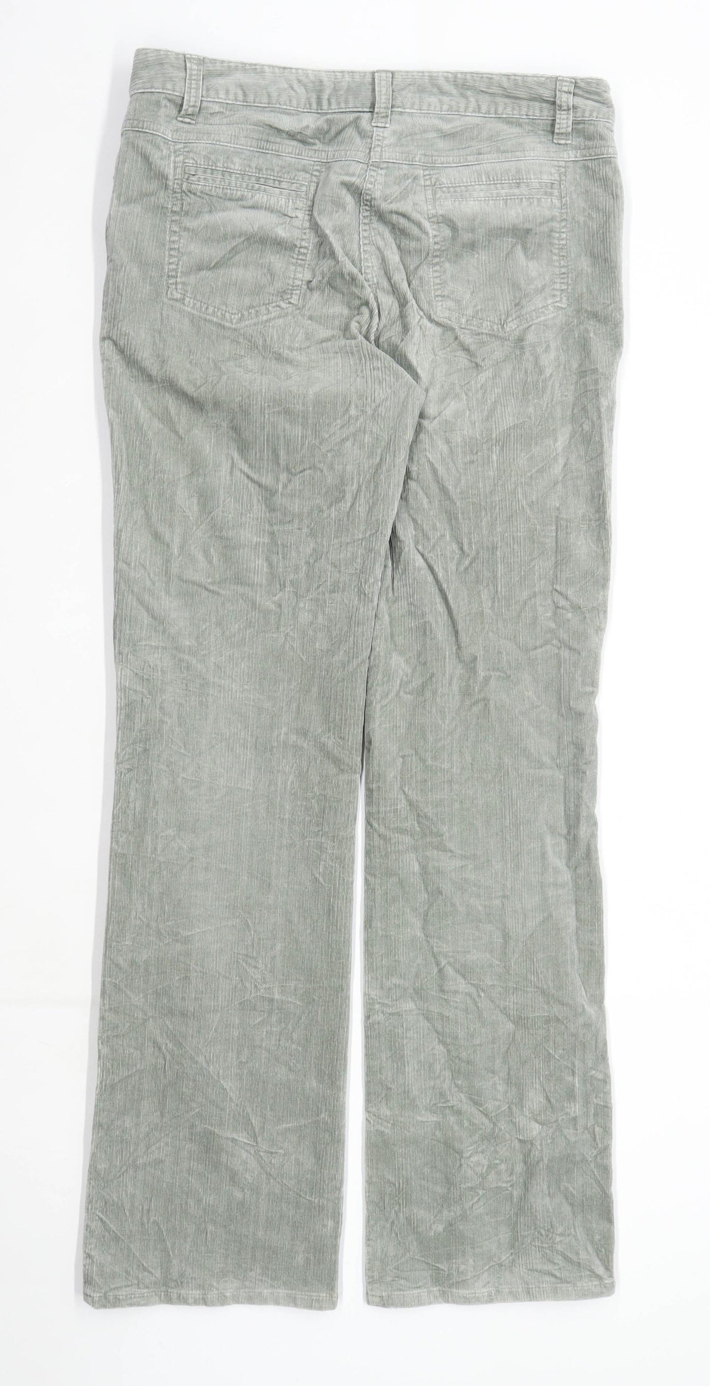 Womens Mandolin Green Corduroy Trousers Size 10/L30