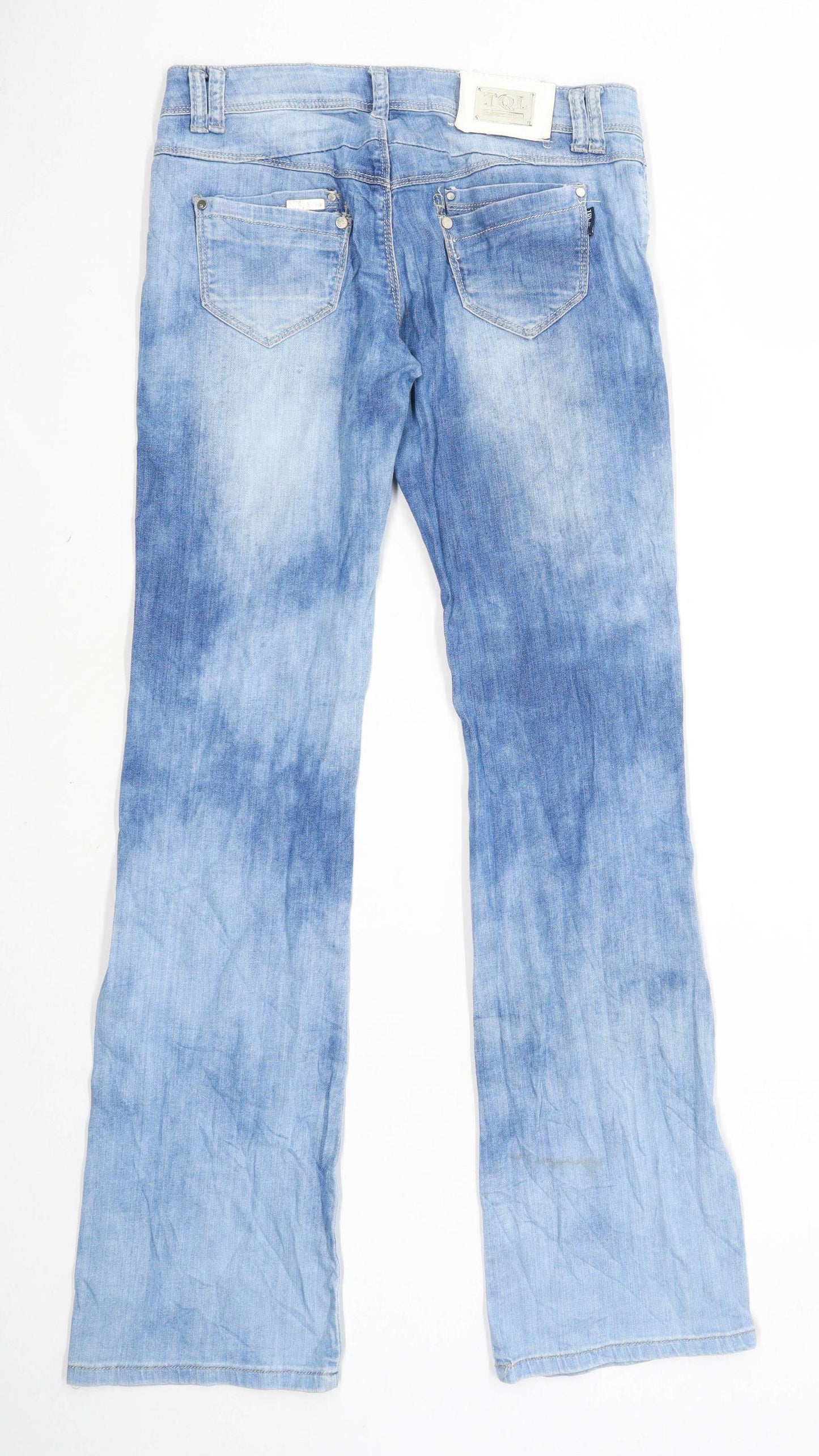 Womens TQL Blue Denim Jeans Size W28/L32
