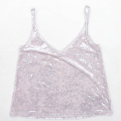 H&M Womens Size XS Silver Top (Regular)