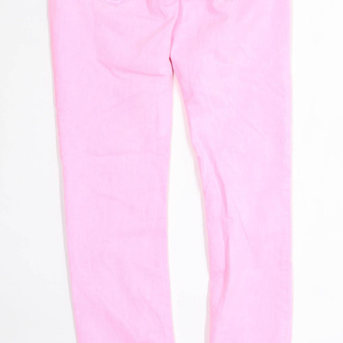 Womens H&M Pink Denim Jeans Size 10/L32