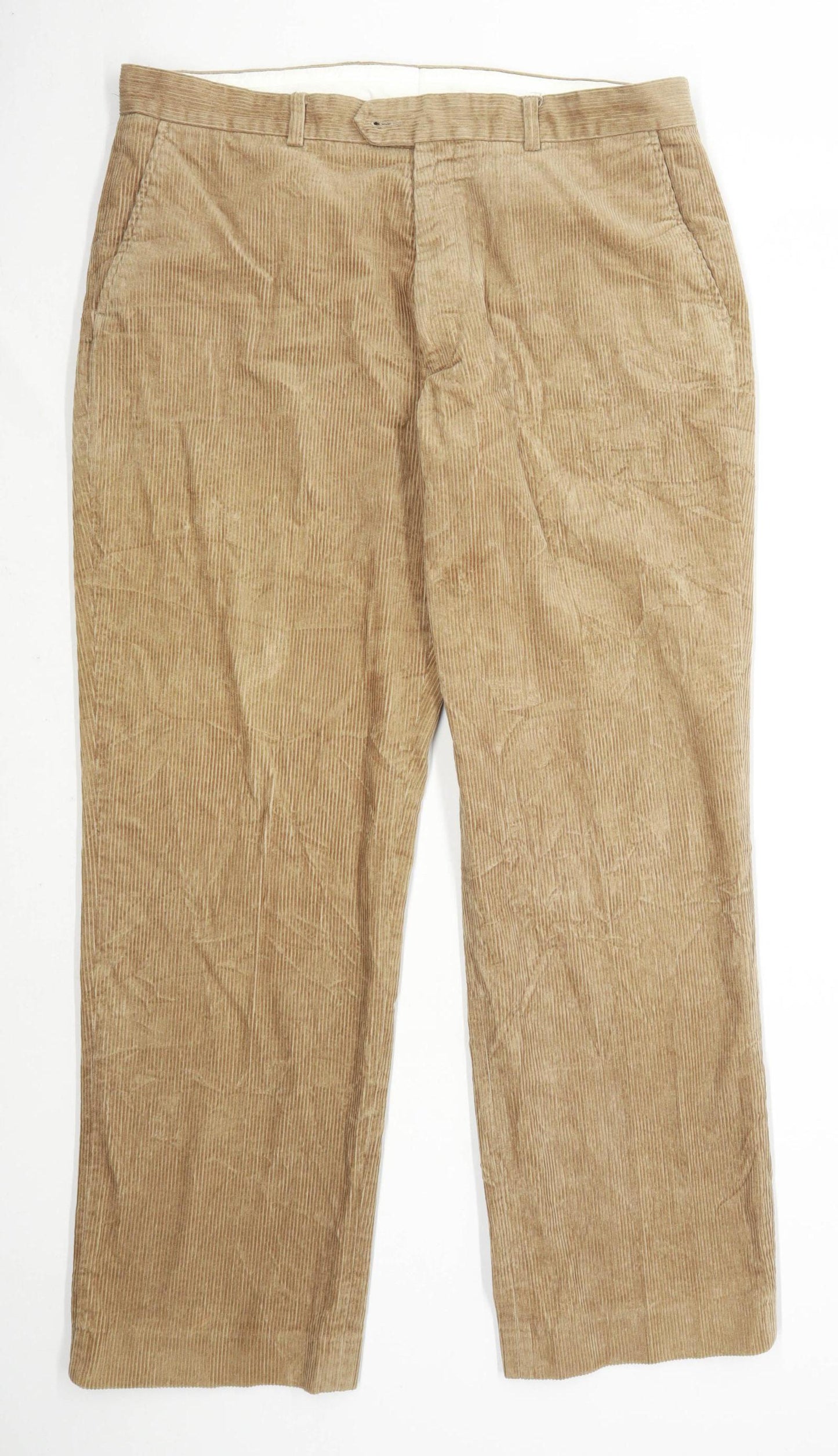 Edinburgh Woollen Mill Mens Beige Corduroy Trousers Size W38/L31