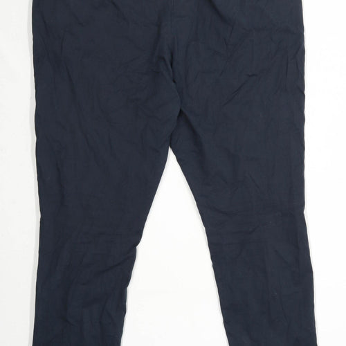 Asos Mens Blue Cotton Blend Chinos Size W38/L34