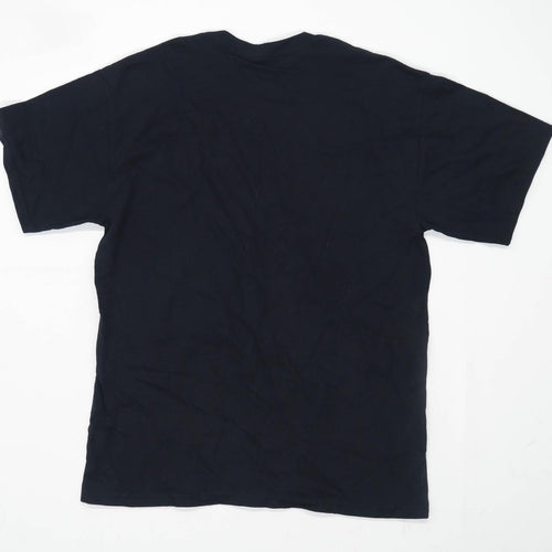 Gildan Mens Size L Cotton Blend Graphic Black Project Kickstart T-Shirt