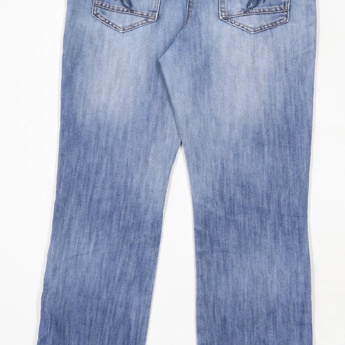 Womens George Blue Denim Jeans Size 10/L30