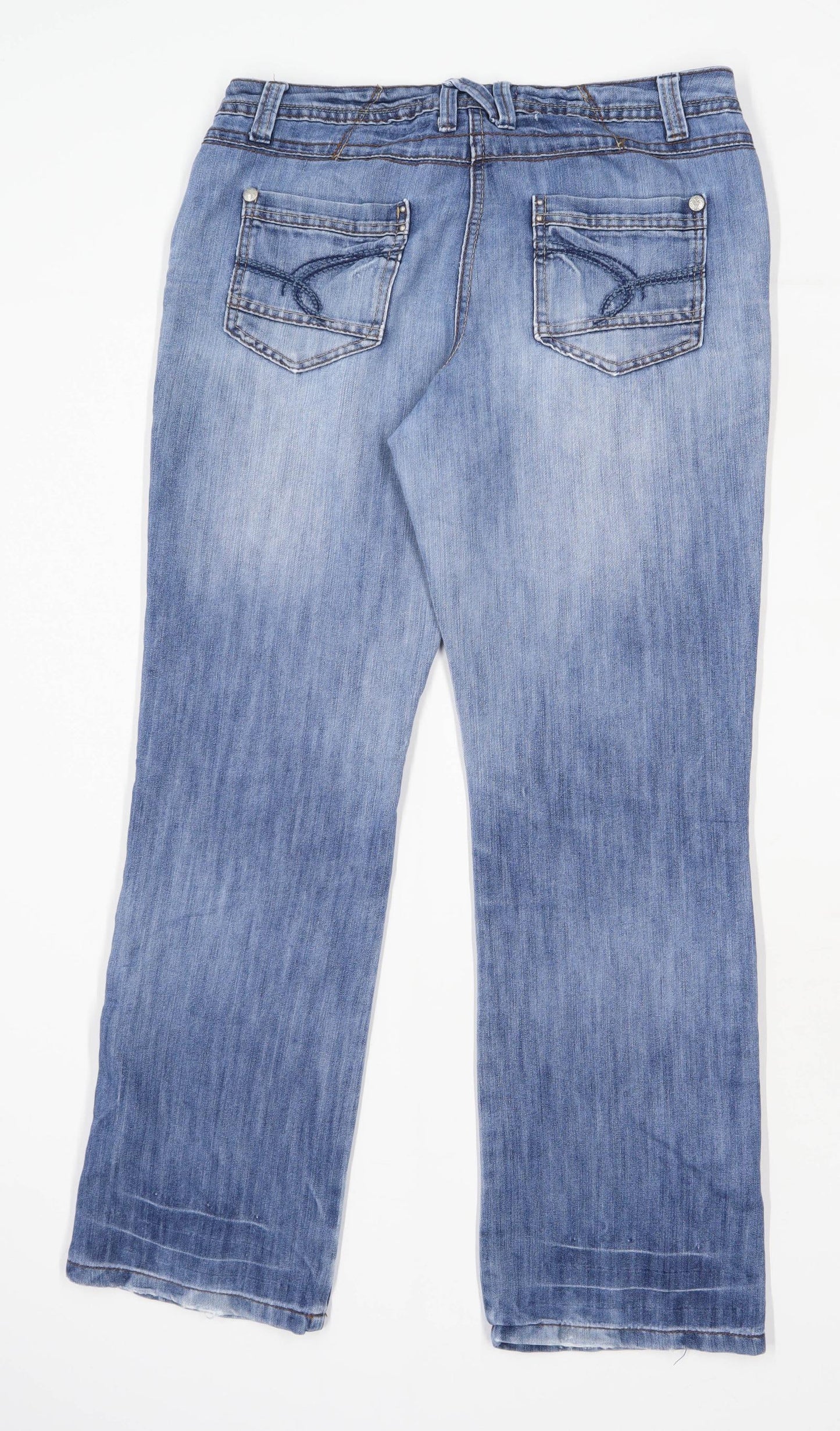 Womens George Blue Denim Jeans Size 10/L30