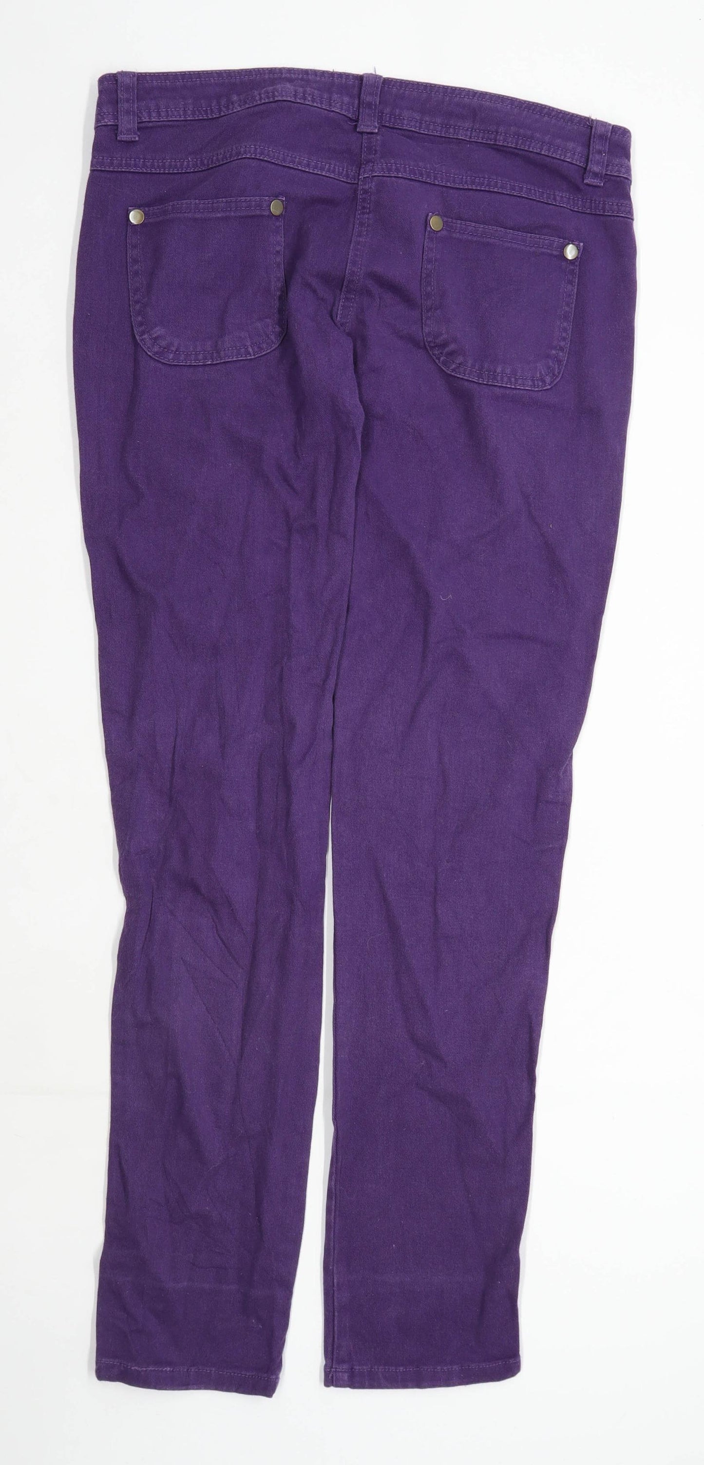 Womens Denim Co Purple Denim Jeans Size 12/L32