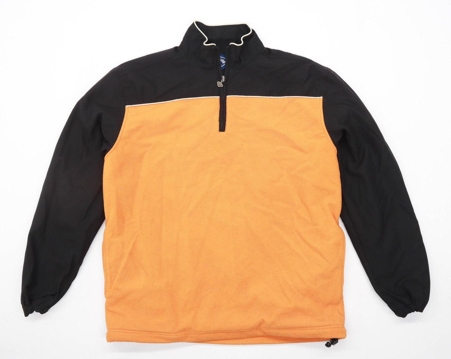 Callaway Mens Size M Fleece Multi-Coloured Quarter Zip Jacket