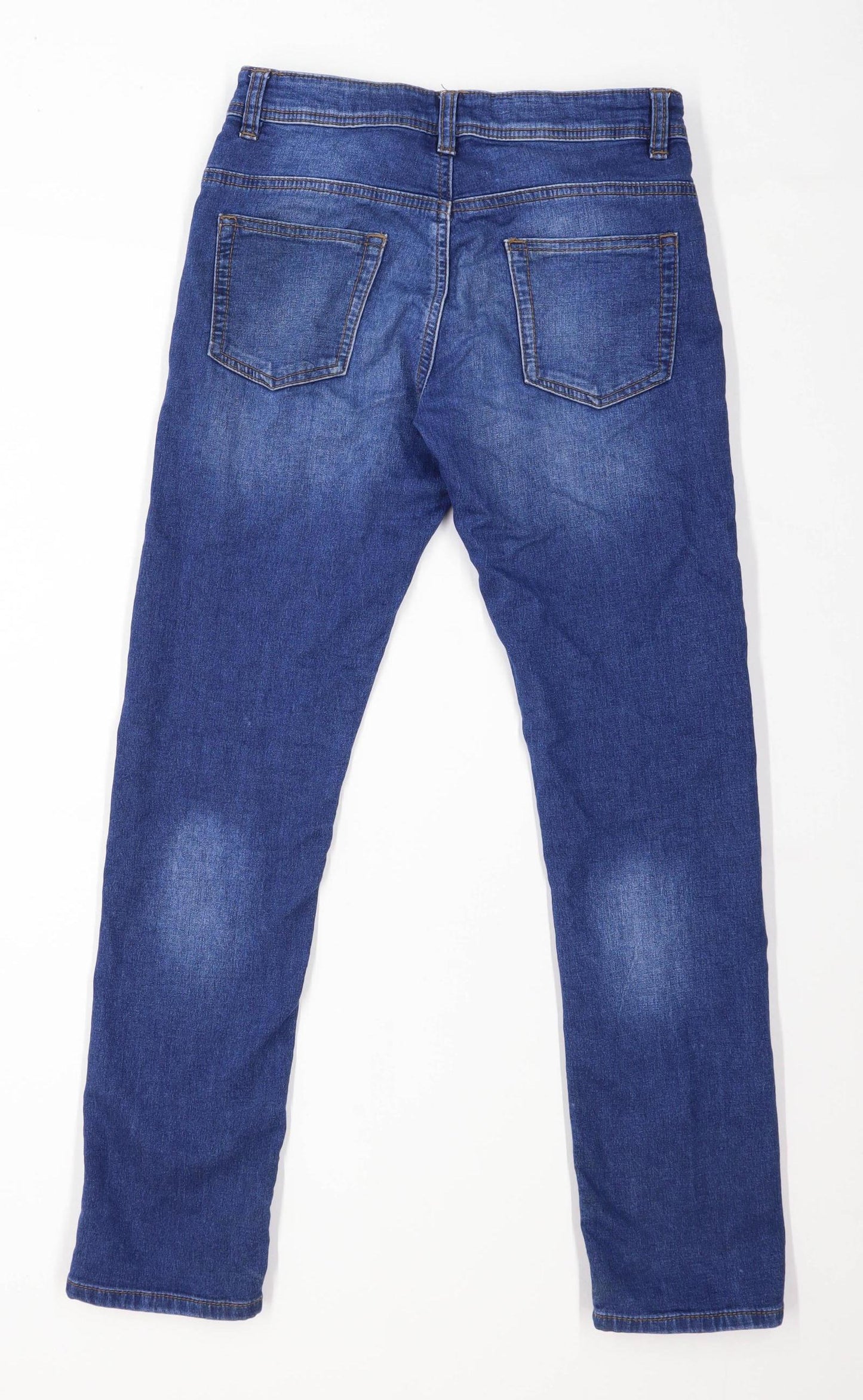 Tissaia Girls Blue Zip Up Jeans Age 12 Years