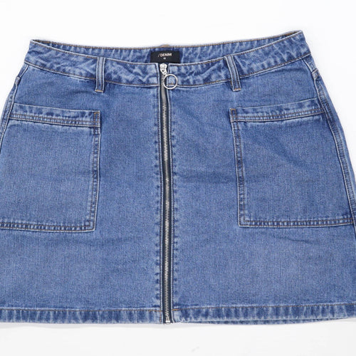 Matalan Womens Size 16 Denim Blue Skirt (Regular)