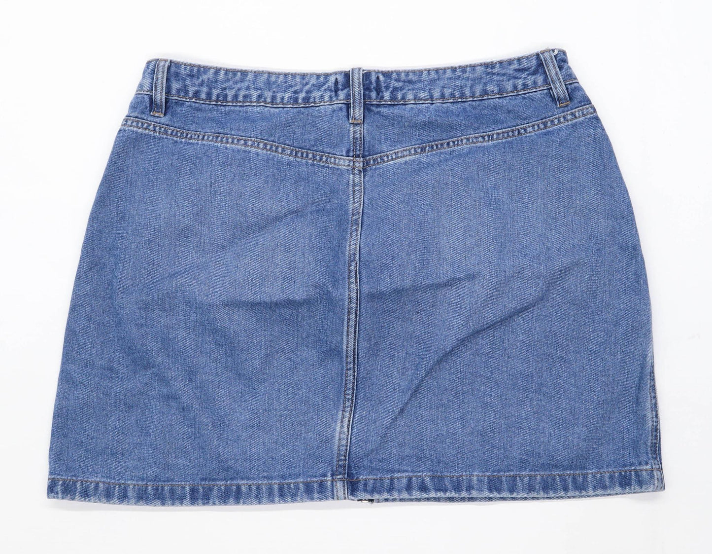 Matalan Womens Size 16 Denim Blue Skirt (Regular)