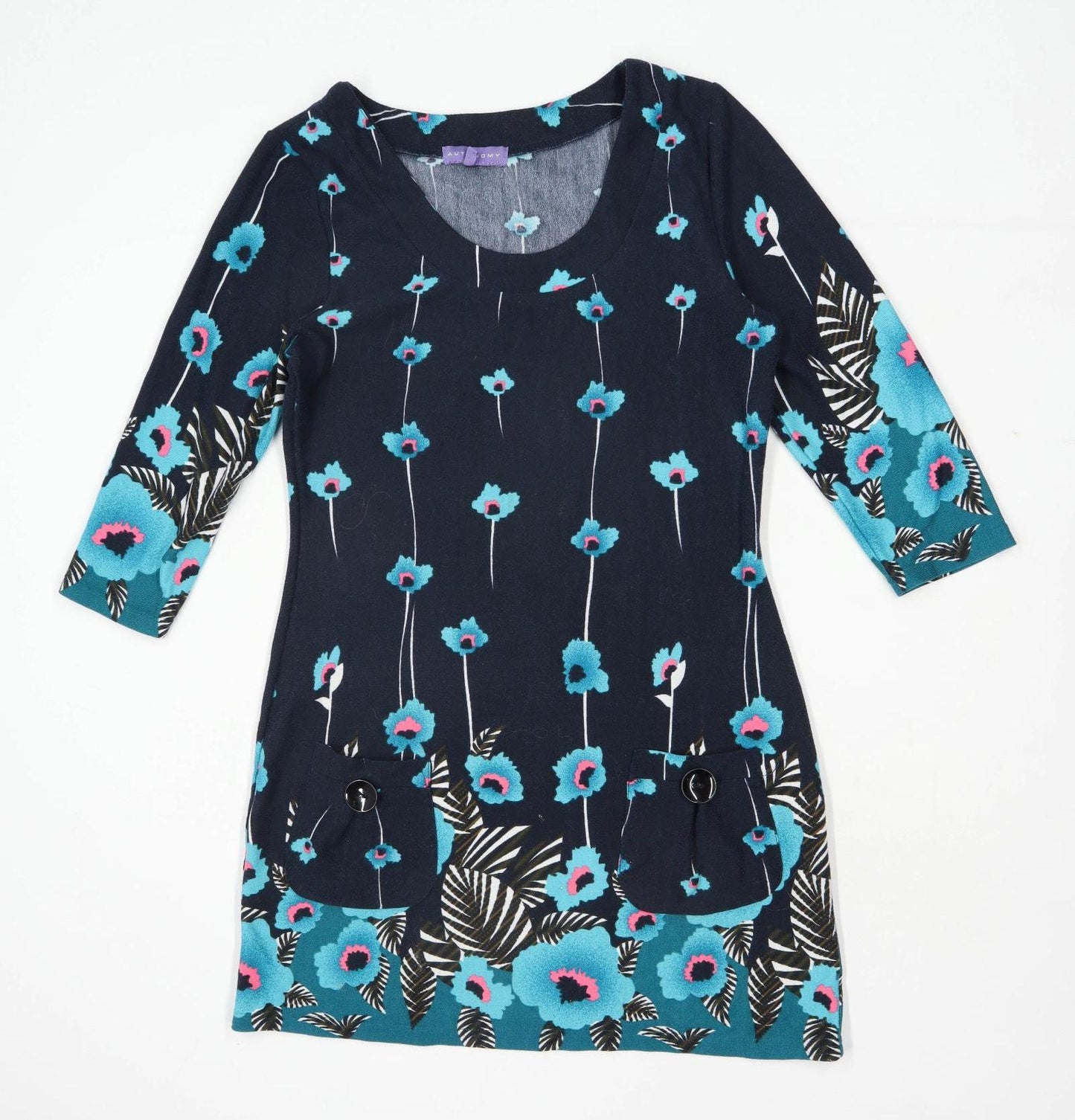 Autonomy Womens Size 16 Floral Multi-Coloured Dress (Regular)