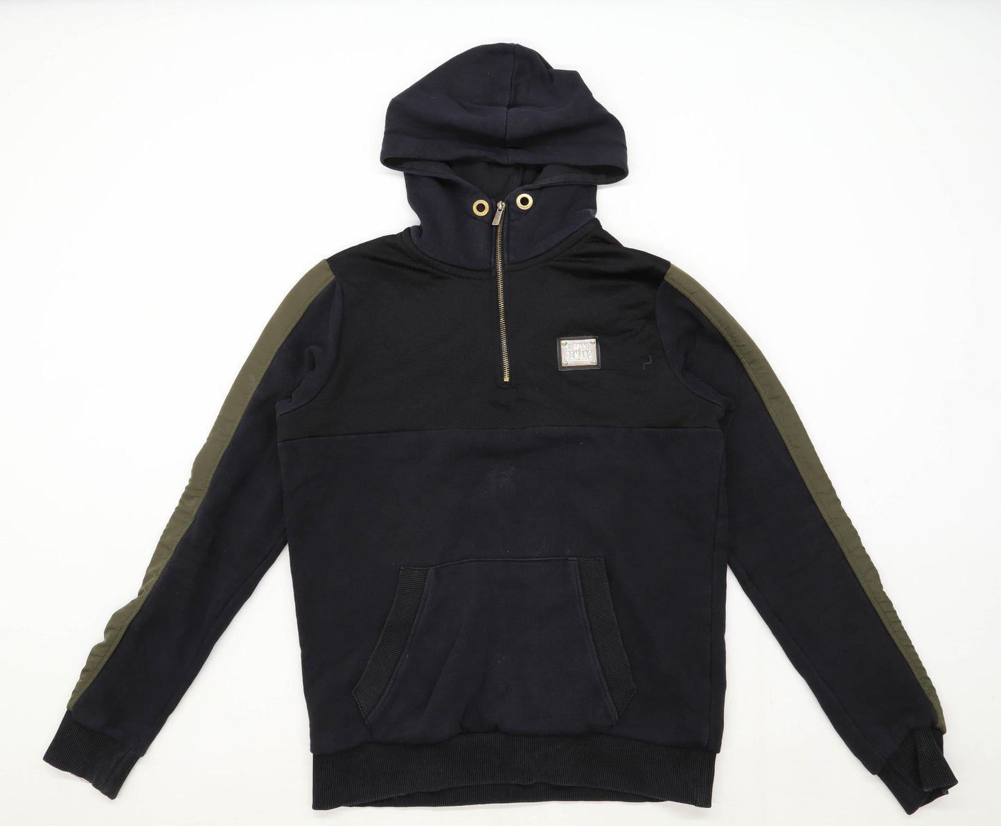 Supply & Demand Mens Size M Cotton Blend Black Hoodie