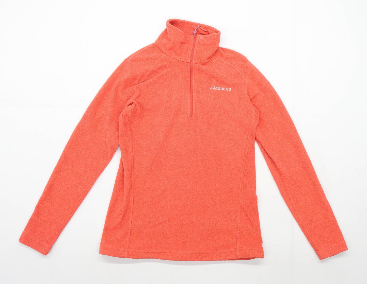 Ayacucho Womens Size XS Fleece Orange Jacket