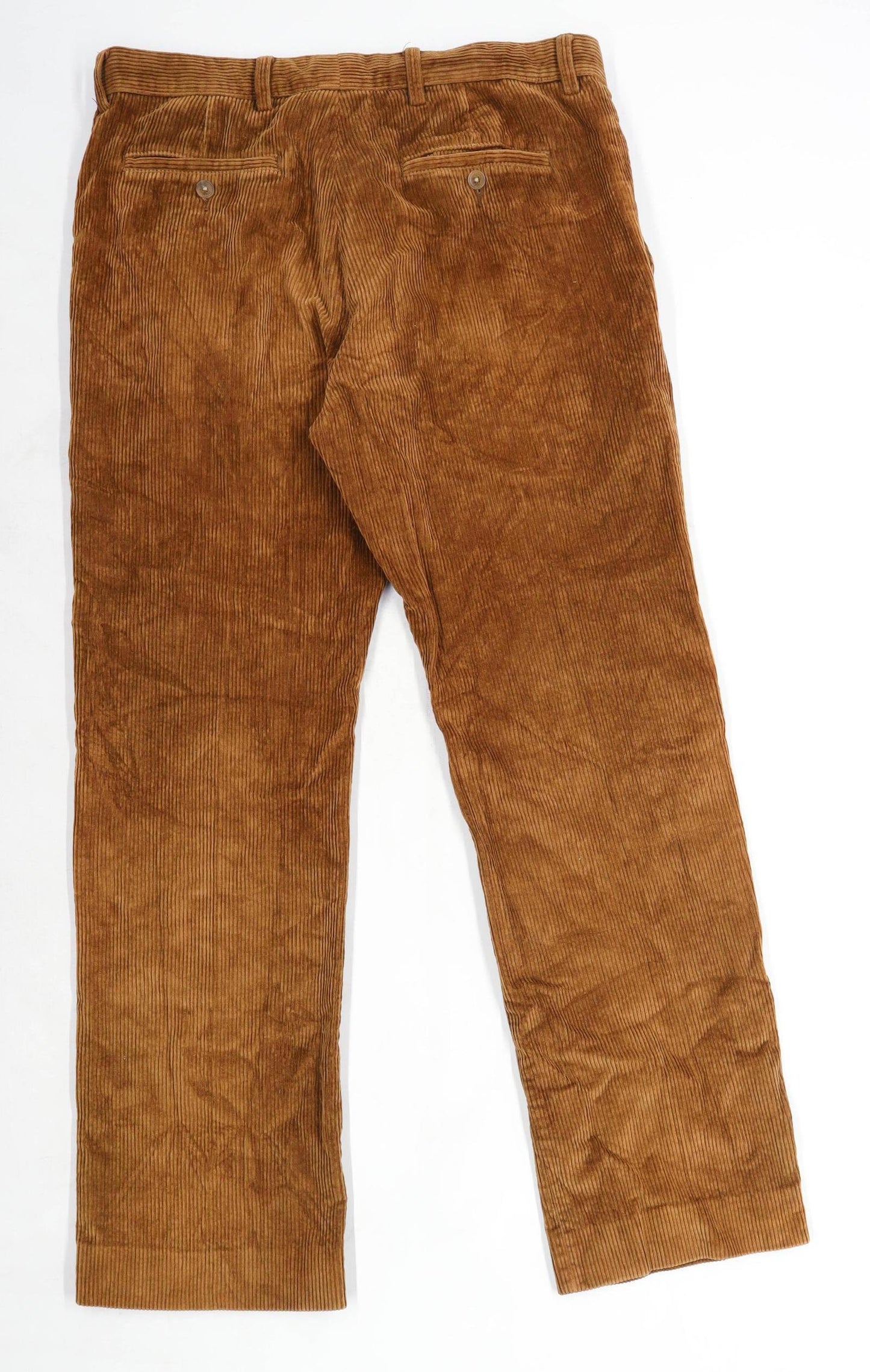 John Lewis Mens Brown Corduroy Trousers Size W34/L31