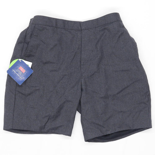 David Luke Boys Grey School Shorts Age 15 Years