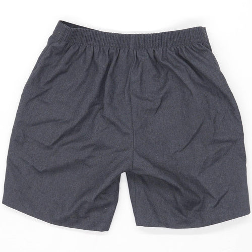 David Luke Boys Grey School Shorts Age 15 Years