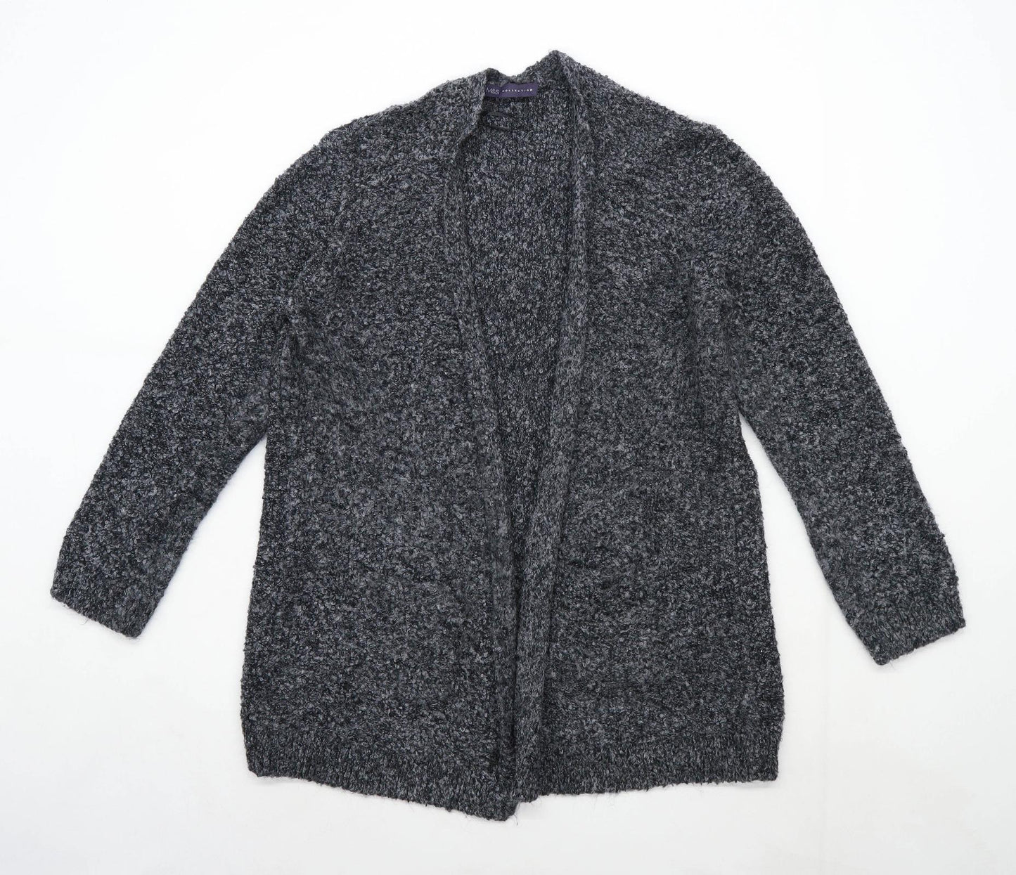 Marks & Spencer Womens Size L Grey Cardigan (Regular)