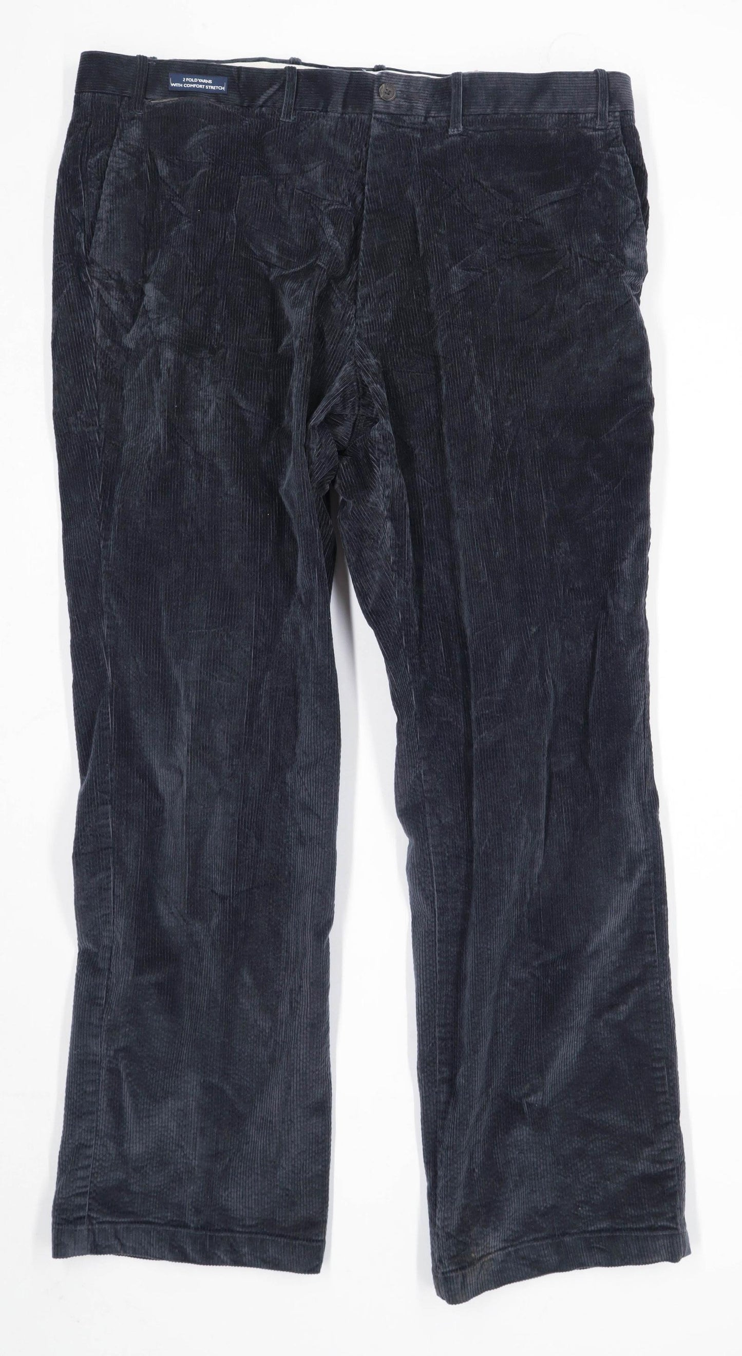Blue Harbour Mens Grey Corduroy Trousers Size W42/L29