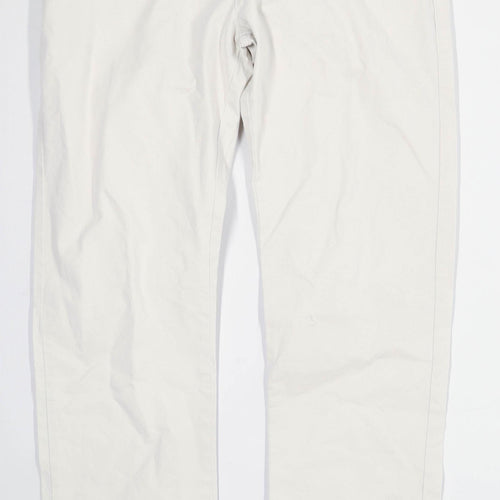 Marks & Spencer Mens Cream Chino Chinos Size W36/L30