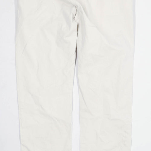 Marks & Spencer Mens Cream Chino Chinos Size W36/L30