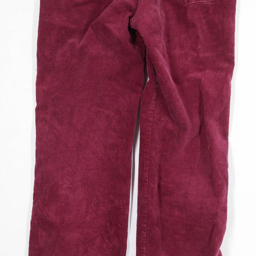 Brook Taverner Mens Purple Corduroy Trousers Size W32/L29