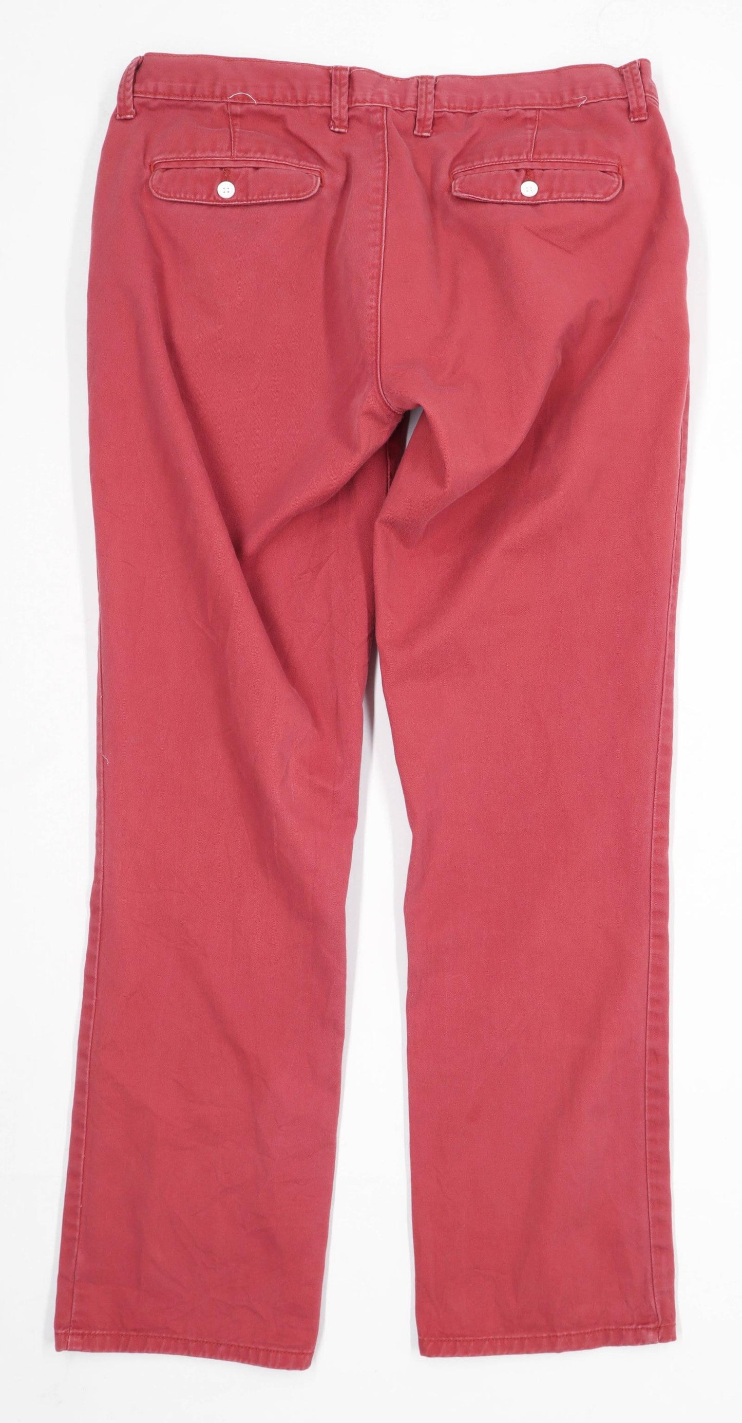 Topman Mens Red Chino Chinos Size W36/L31