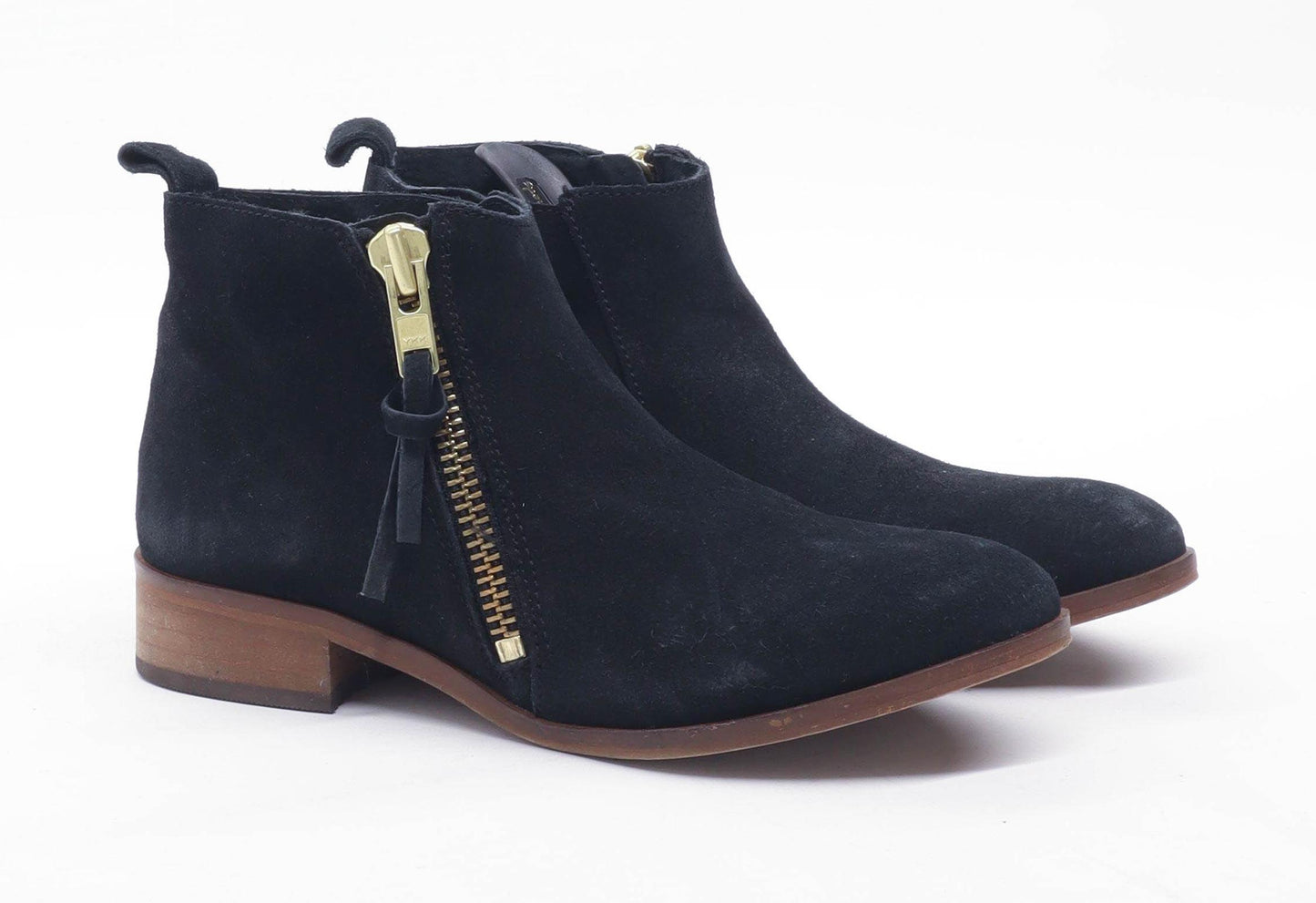 Office Womens EU Size 36 Black Suede Ankle Boots