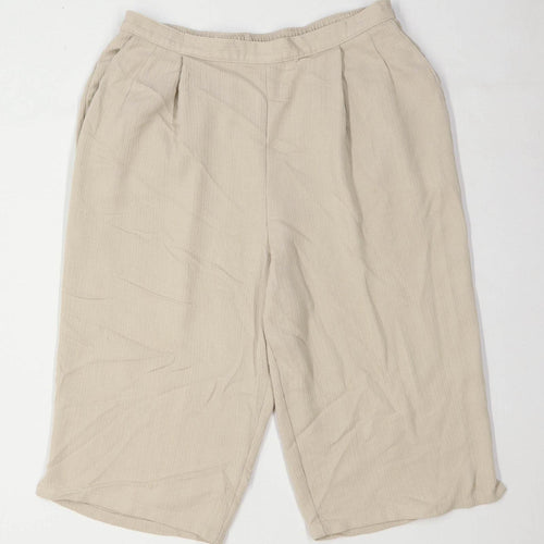 Womens Marks & Spencer Beige Shorts Size 16/L14