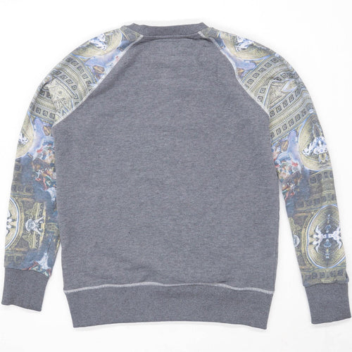 Cuckoo Mens Size S Cotton Blend Graphic Grey The Cuckoos Nest Sweatshirt